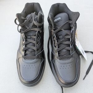 Reebok Black High-Top Sneakers with Padded Ankle